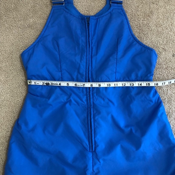 Profile Vintage Blue Ski Snow Suit Bib Overalls Large - Picture 13 of 15